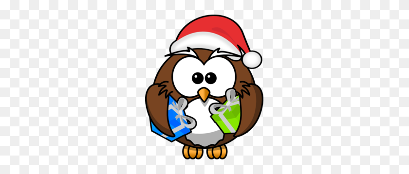 243x298 Owl Santa Clip Art - Santa Clipart