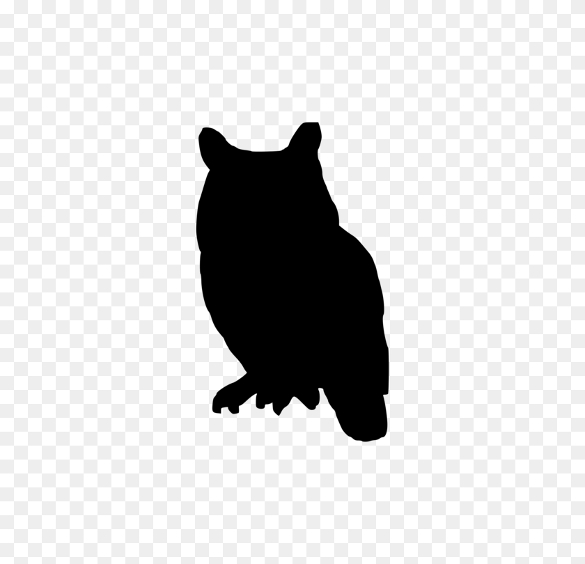 530x750 Owl Silhouette Drawing Art Bird - Owl Silhouette Clip Art
