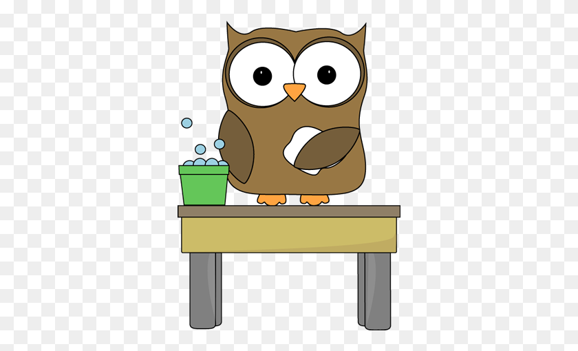 324x450 Owl Table Washer Clip Art For Schedules Owl, Clip - Set The Table Clipart