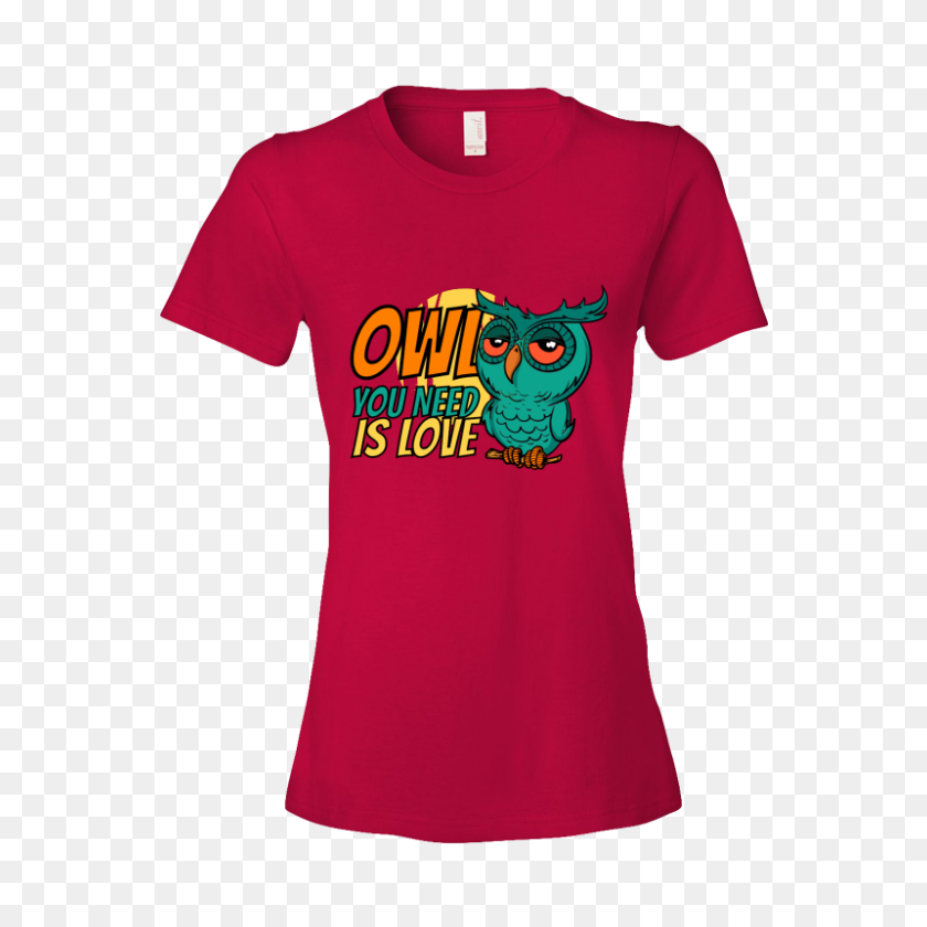 800x800 Owl You Need Is Love T Shirt Clip Art Tshirt Factory - T Shirt Clipart PNG