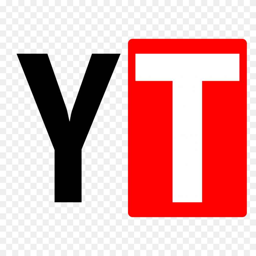 1024x1024 Propio Logotipo De Youtube - Logotipo Blanco De Youtube Png