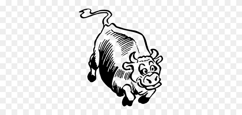 292x340 Ox Bison Drawing - Ox Clipart