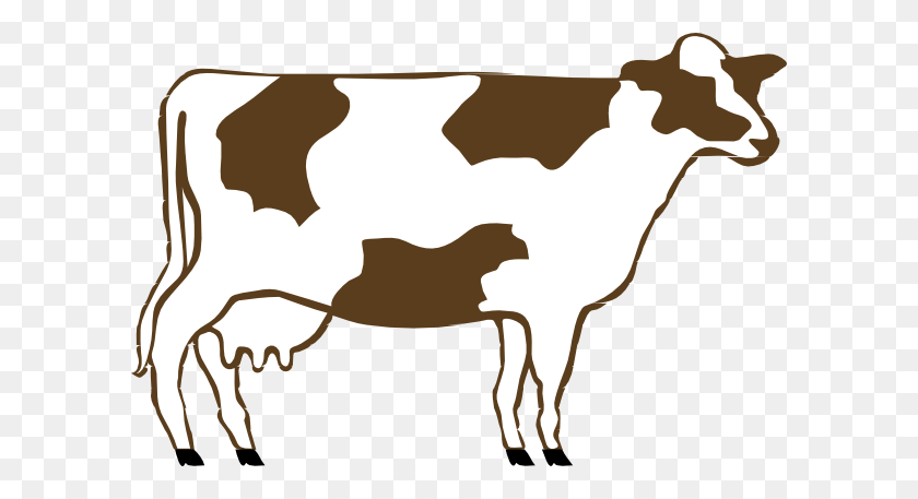 600x397 Ox Clipart Heifer - Ox Clipart Black And White