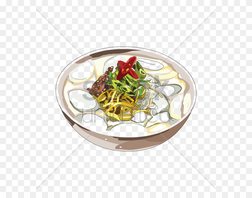 600x600 Oyster Noodle Soup Vector Image - Oysters PNG