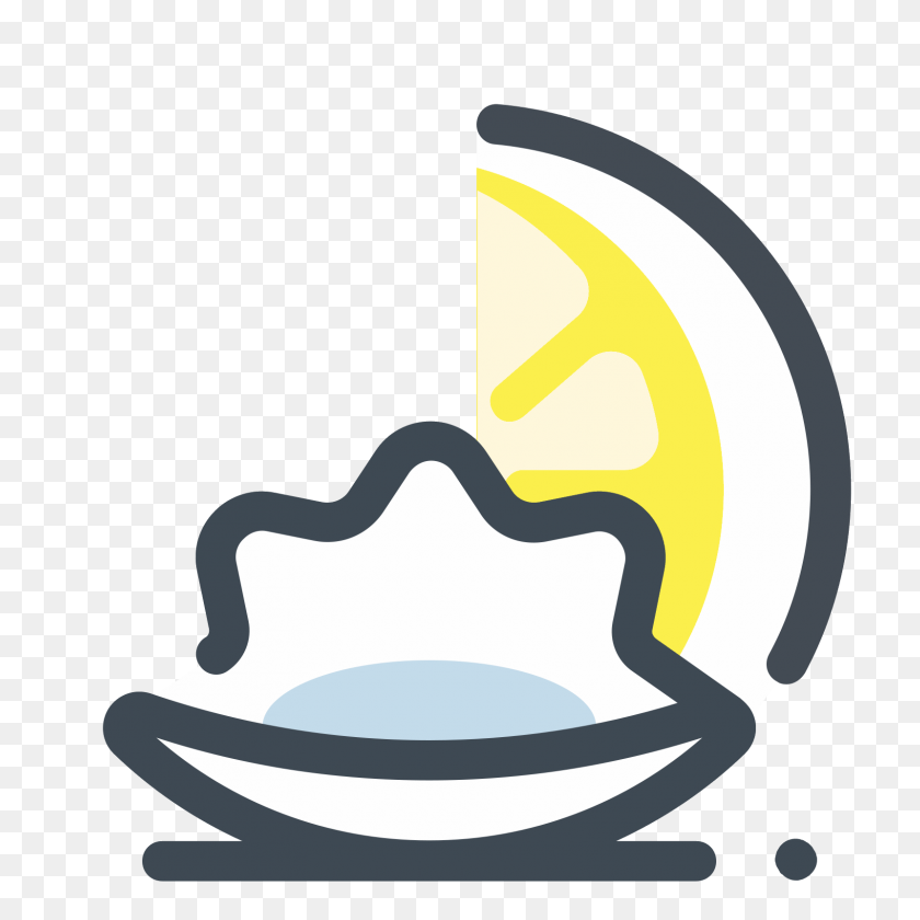 1600x1600 Oysters With Lemon Icon - Oysters PNG