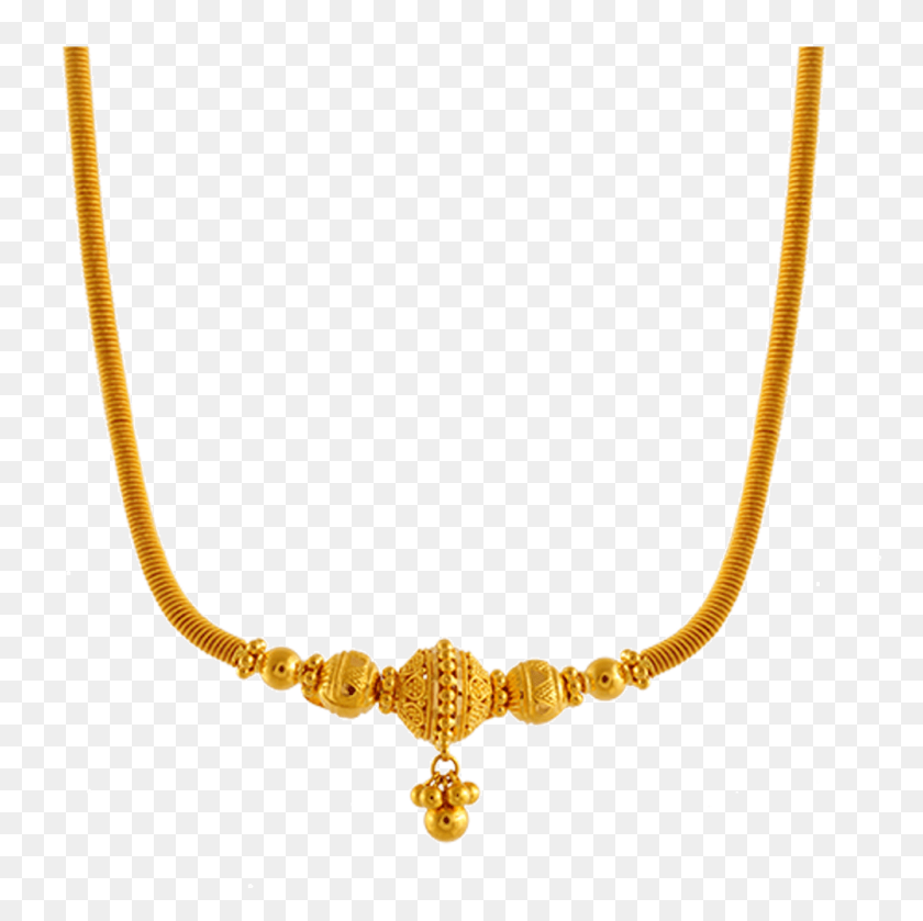 1000x1000 P C Chandra Jewellers Yellow Gold Neckless Online In India - PNG Jewellers