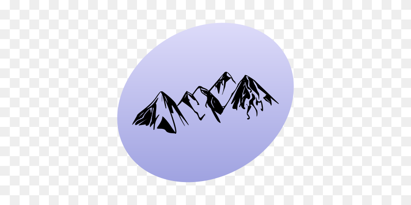 400x360 P Mountain Clipart - Горные Картинки