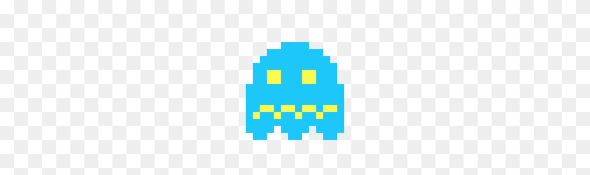 160x190 Pac Man Fantasma Vulnerable Pixel Art Maker - Pac Man Fantasma Png