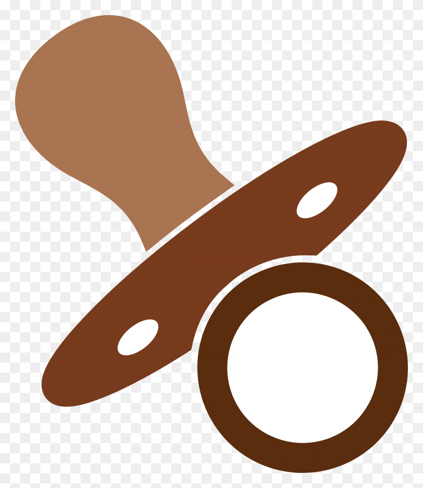 Pacifier Brown Icons Png - Pacifier PNG