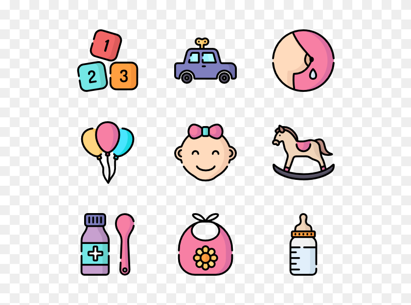 600x564 Pacifier Icons - Baby Pacifier Clipart