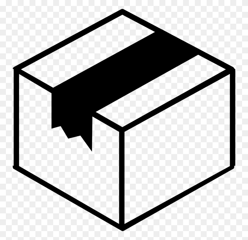 754x750 Packaging And Labeling Parcel Computer Icons Box Package - White Box Clipart