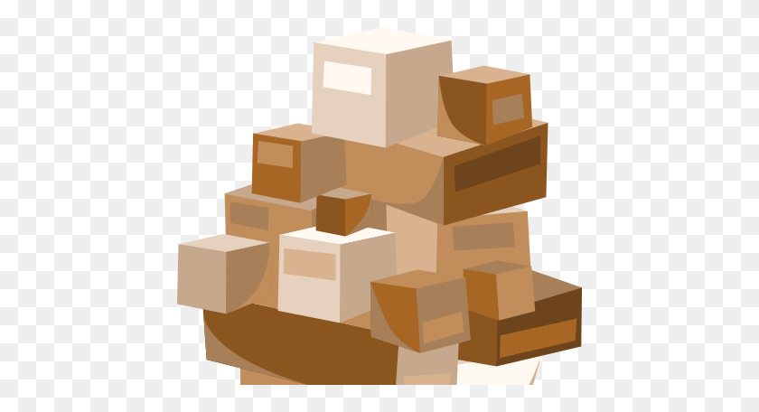 448x396 Packaging Supplies San Jose, Shipping Supplies, Custom Cardboard - Cardboard Box PNG