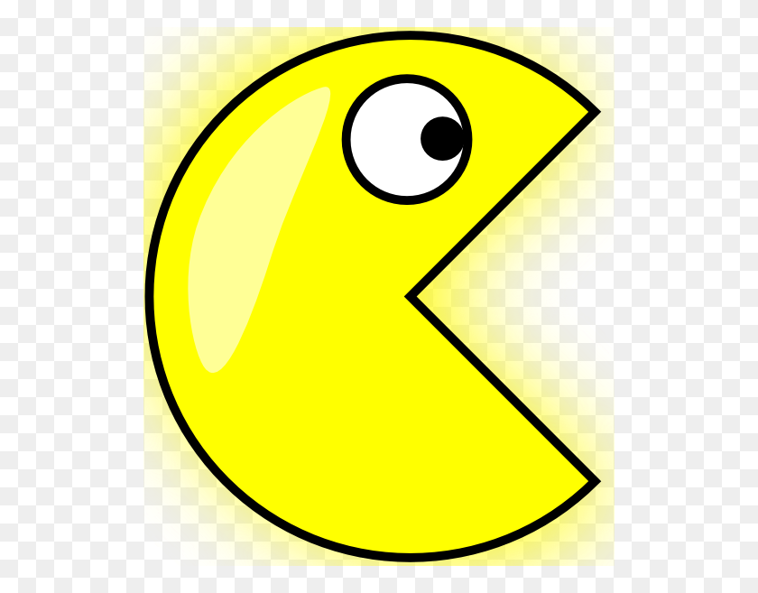 522x597 Pacman Clip Art Free Vector - Pipette Clipart