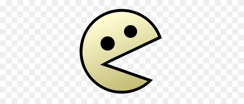 300x300 Pacman Emoticon - Emoticon PNG