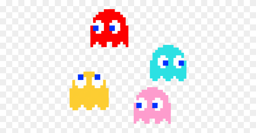 384x376 Pacman Ghost Png - Pacman Ghost PNG