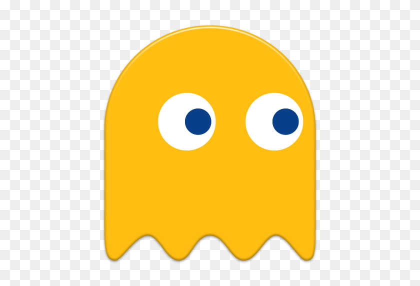 512x512 Pacman Red Ghost Transparent Png - Ghosts PNG