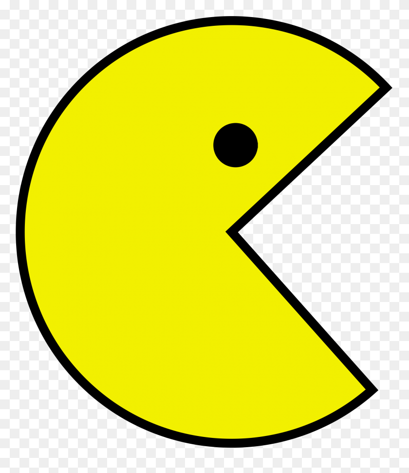 2000x2338 Pacman Recuerda La Carita Sonriente - Pacman Clipart