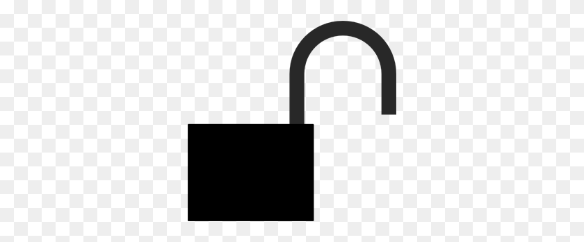 300x289 Padlock Png Images, Icon, Cliparts - Lock Clipart Black And White