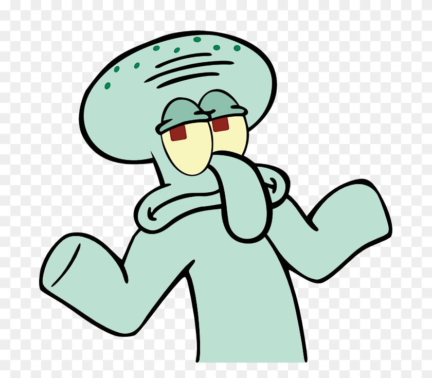 687x675 Page Of Comments - Squidward Nose PNG