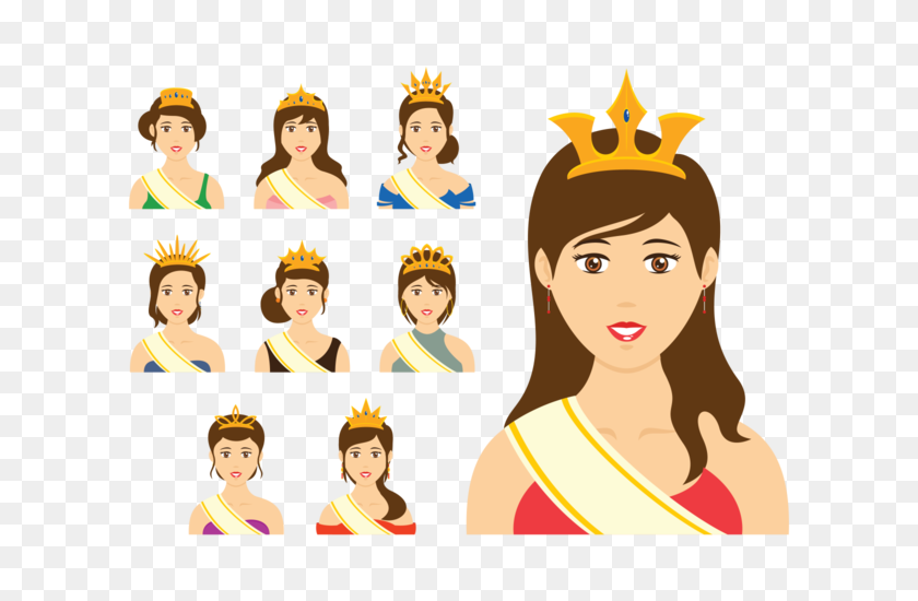 700x490 Pageant Queen Vector - Integrity Clipart