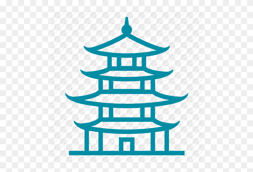 512x512 Pagoda Clipart Japón - Pagoda Clipart