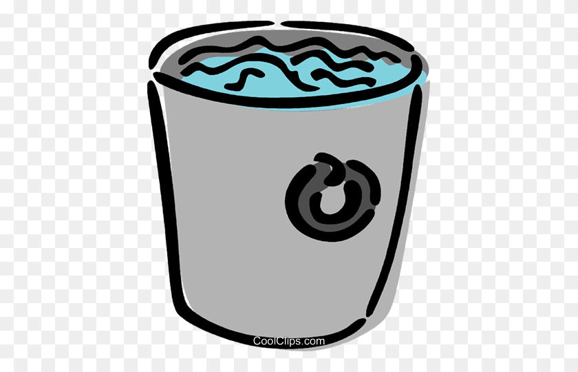 411x480 Pail Of Water Royalty Free Vector Clip Art Illustration - Water Bucket Clipart