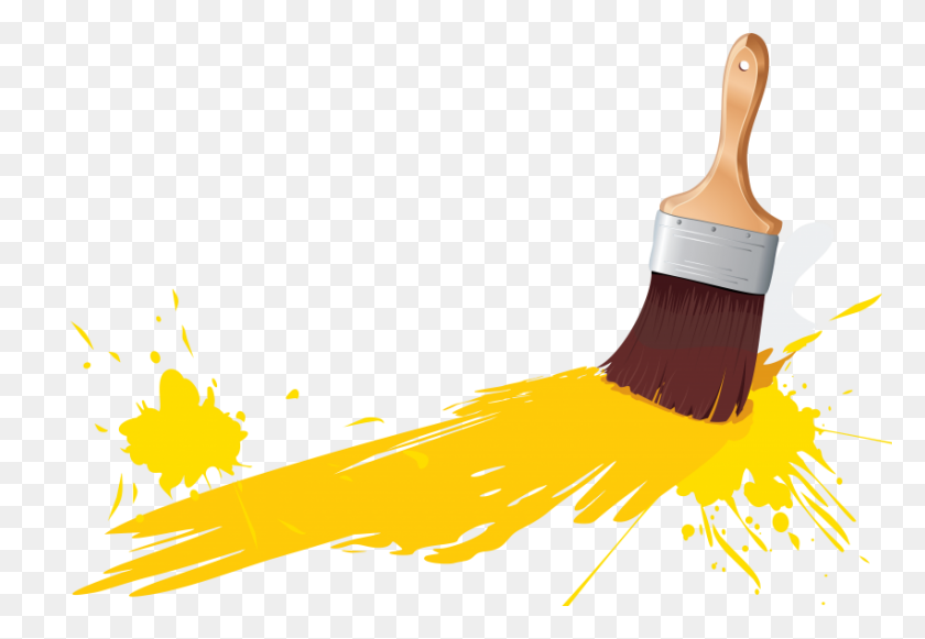 850x568 Paint Brush Png - Paint Brush Clip Art PNG