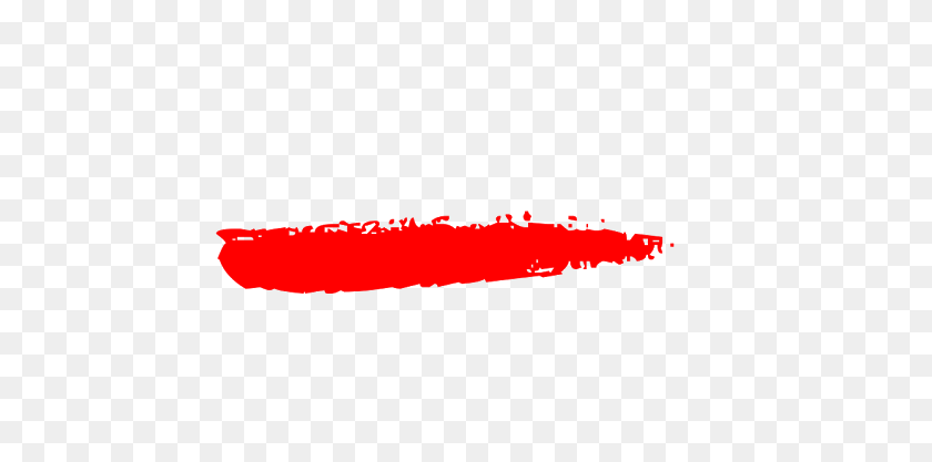 640x357 Paint Brush Stroke Png Effects - Red Brush Stroke PNG