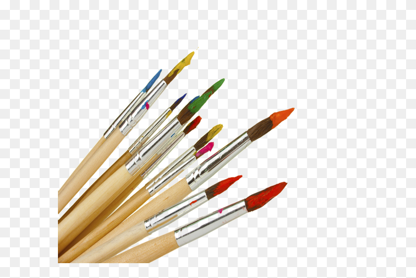 606x502 Paint Brushes Warren Forest Higher Education Council - Paint Brushes PNG