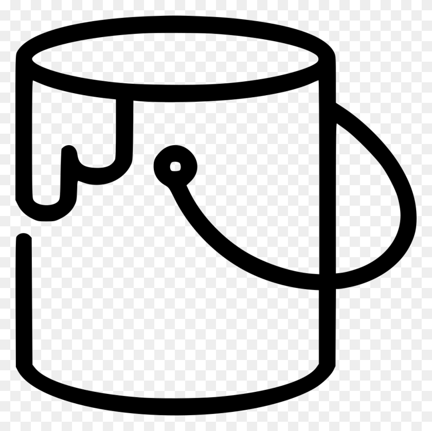 980x978 Paint Bucket Color Png Icon Free Download - Paint Bucket PNG