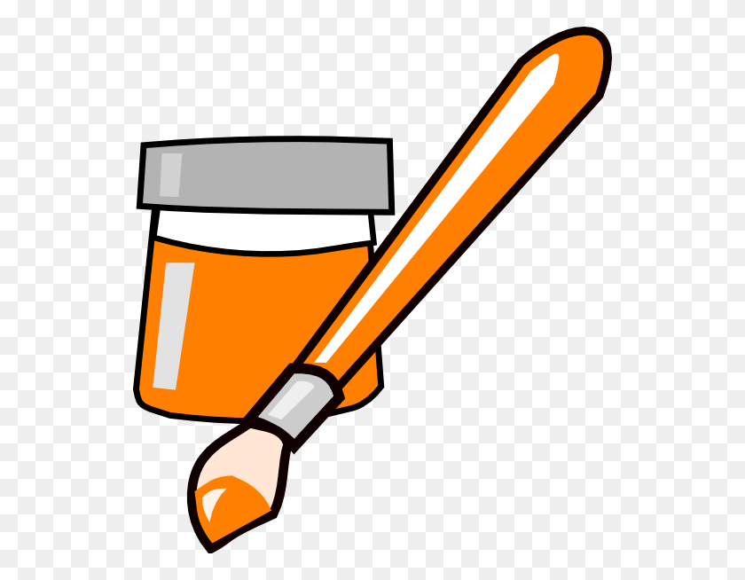 540x594 Paint Can Cliparts - House Painting Clipart