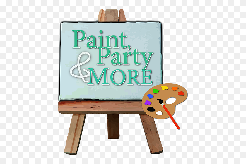 Paint Clipart Paint Party - Easel Clipart