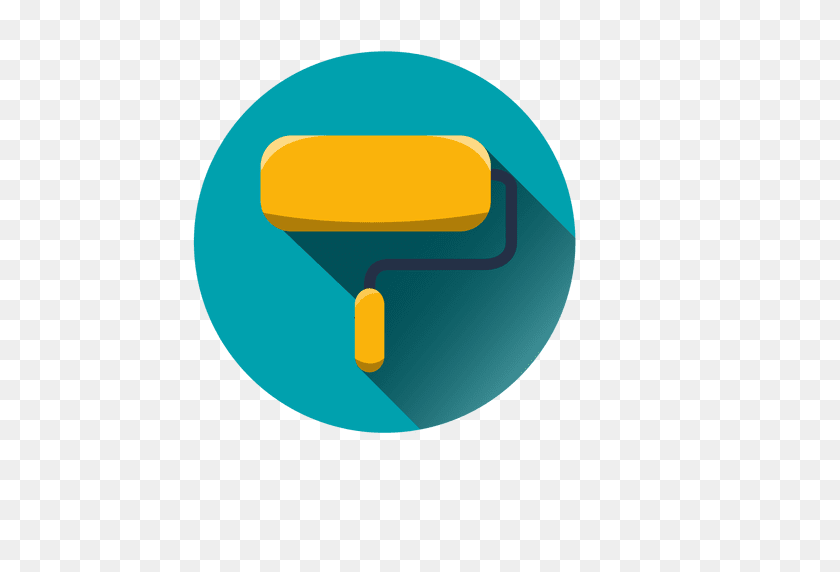 512x512 Paint Roller Round Icon - Paint Roller PNG