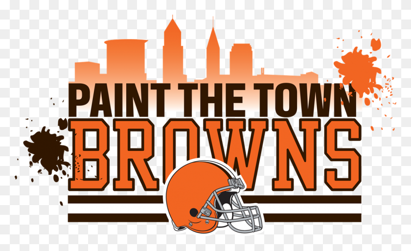 1122x654 Раскрасьте Логотип Town Browns Тарелку Dawg's - Логотип Browns Png
