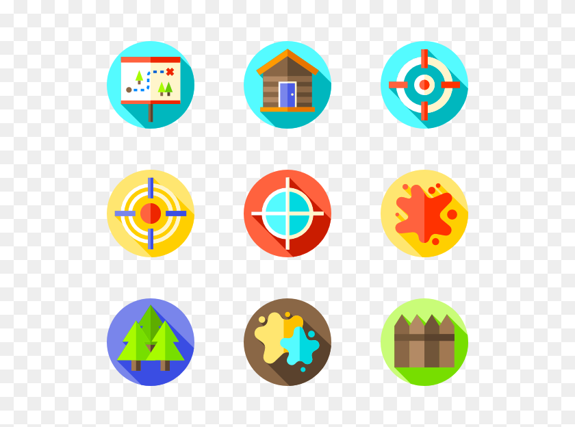 600x564 Paintball Icons - Paintball Clipart