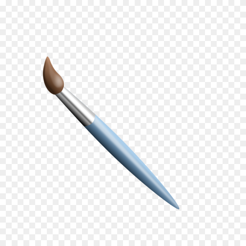 800x800 Paintbrush Paint Brush Clip Art Download - Makeup Brush Clipart