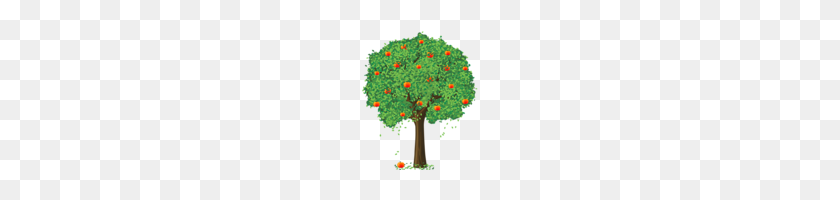 117x140 Painted Apple Tree Png - Apple Tree PNG