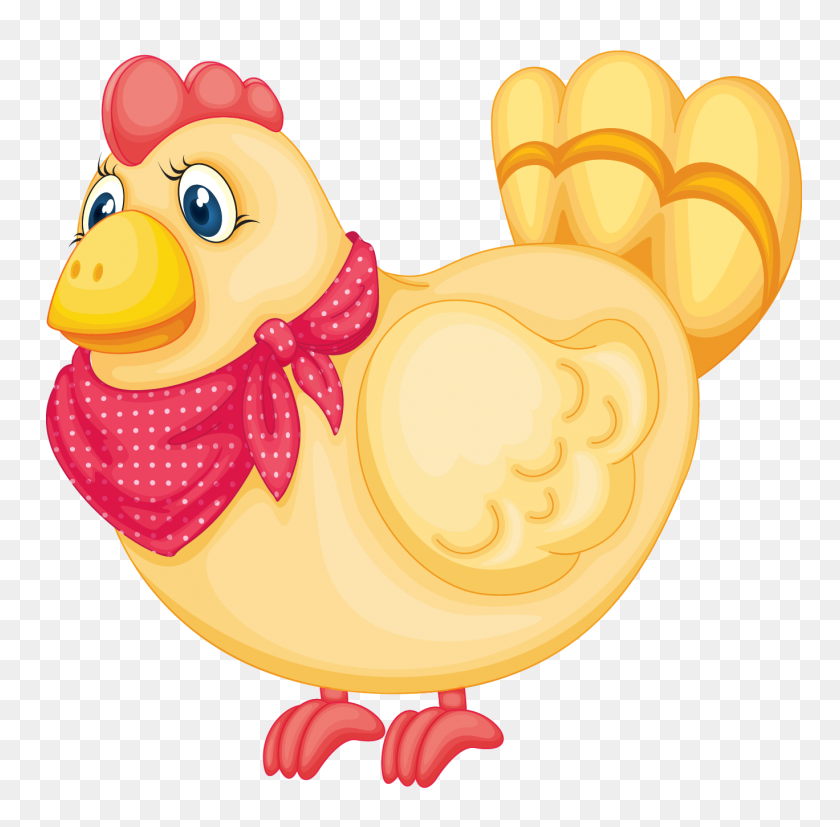 1368x1346 Painted Easter Chicken Png Clipart - Rubber Chicken PNG