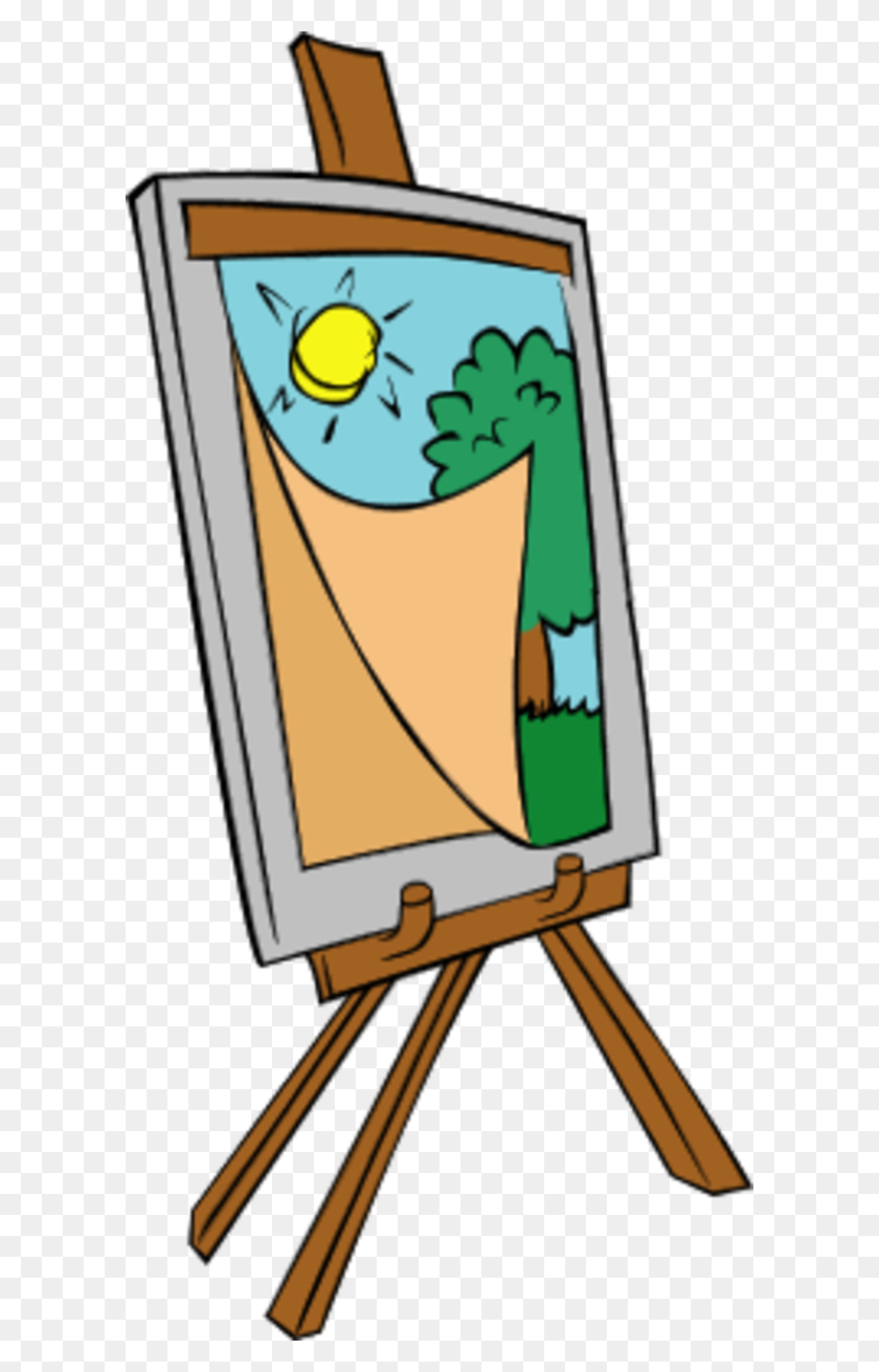600x1250 Painting Clip Art - House Painting Clipart
