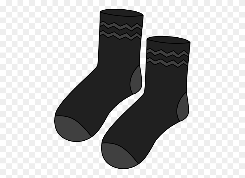 467x550 Pair Of Black Socks Clip Art Clothes Socks, Sock - Laundry Clipart Black And White