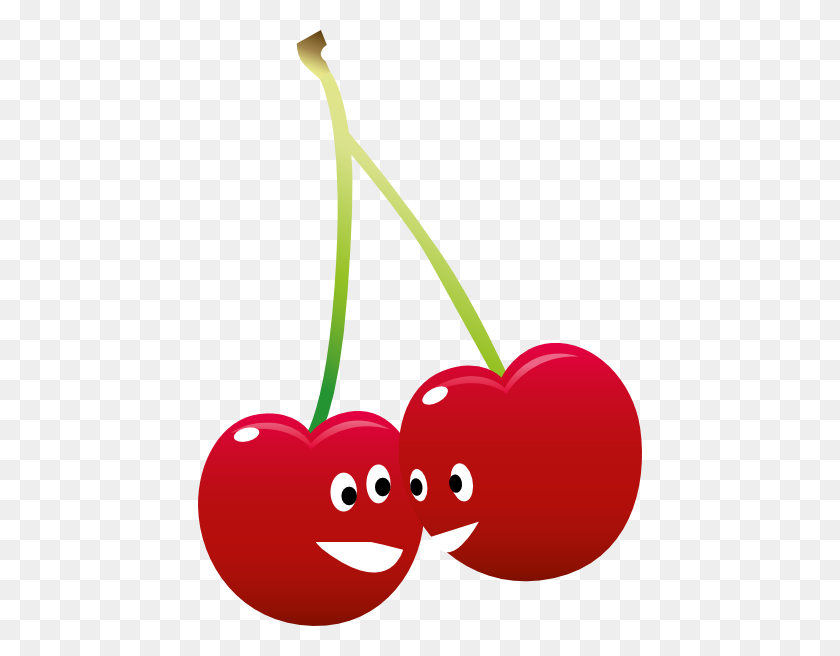 444x596 Pair Of Talking Cherries Png Clip Arts For Web - Talking PNG