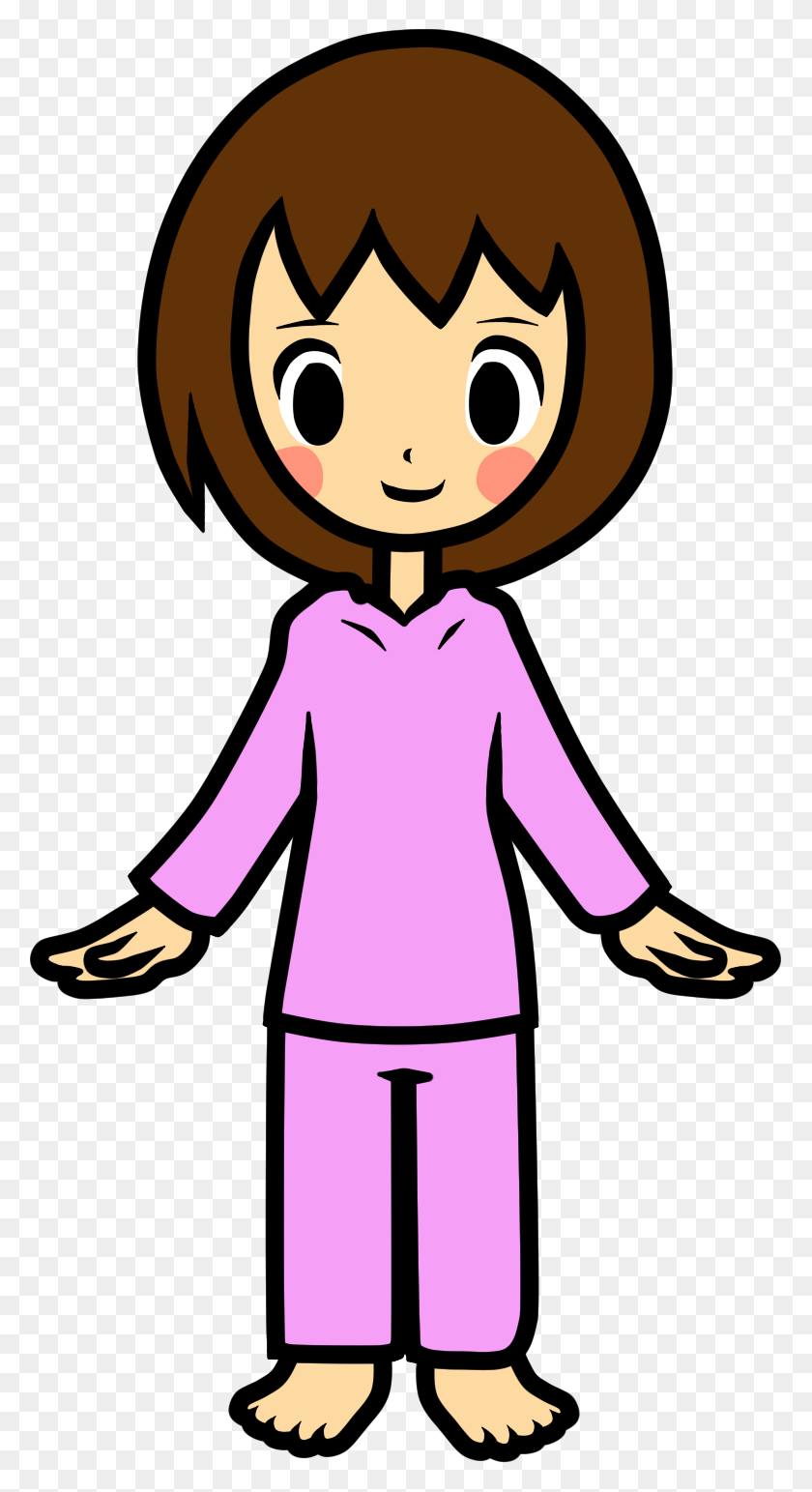 777x1483 Pajama Clipart Cliparts Suggest Png - Putting On Pajamas Clipart