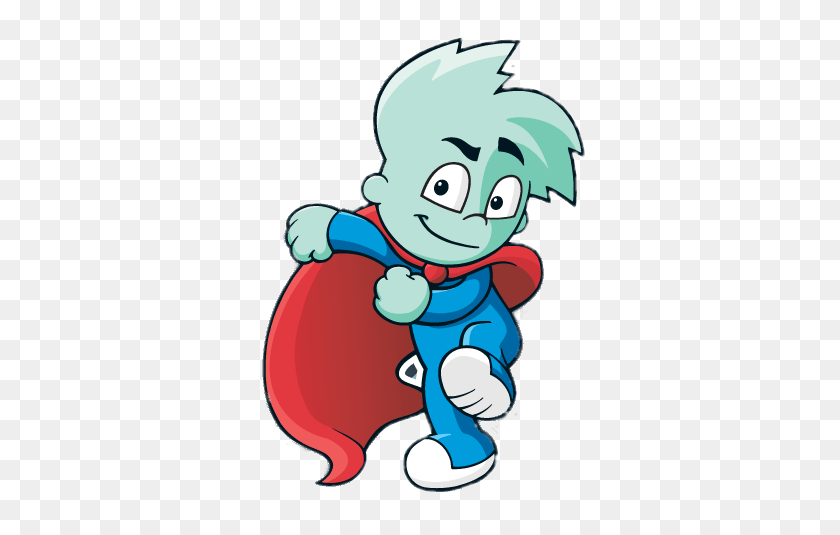 393x475 Pajama Sam Ready For Action Transparent Png - Pajama Clipart