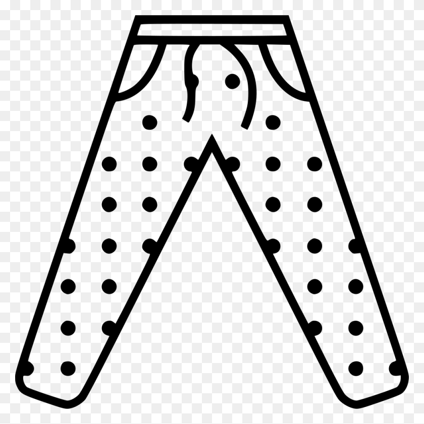 980x982 Pajamas Pants Clothing Clip Art - Black Pants Clipart
