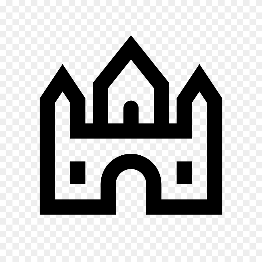 1600x1600 Черно-Белое Изображение Дворца - Дисней Замок Черно-Белый Клипарт