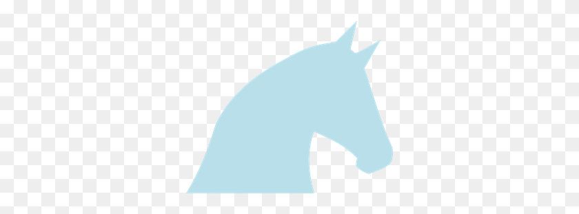 300x251 Pale Blue Horse Png, Clip Art For Web - Horse Tail Clipart