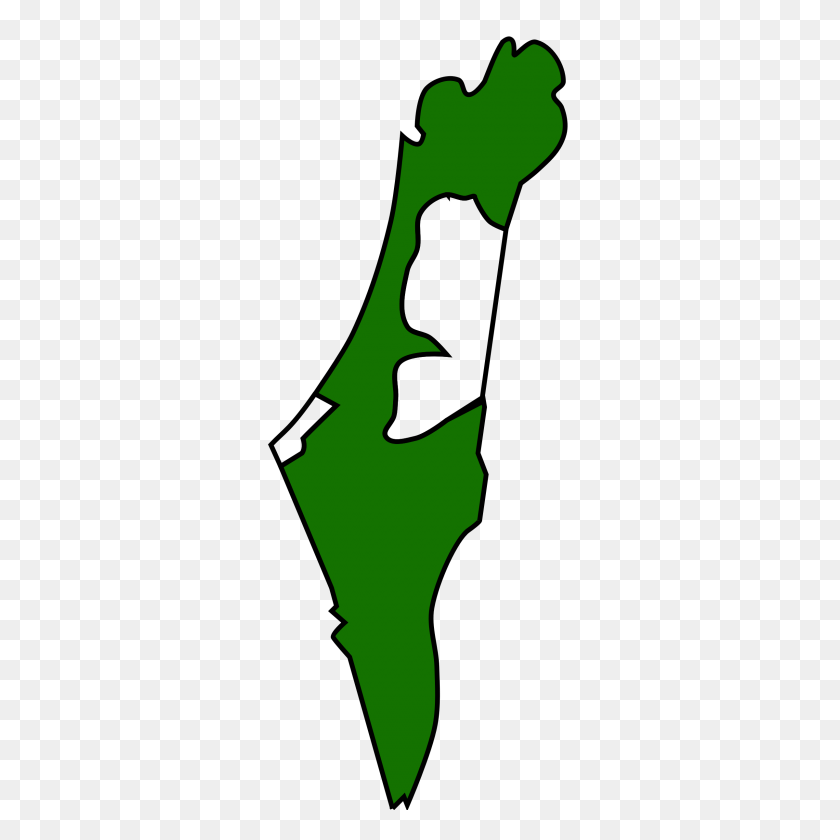 2400x2400 Палестинский Клипарт - Карта Израиля