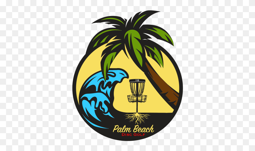 370x439 Palm Beach Disc Golf Membership - Frisbee Golf Clip Art