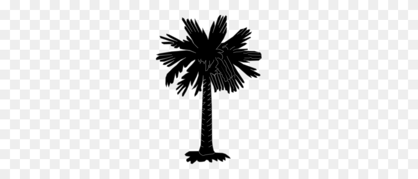 213x300 Palm Tree Clip Art - Palm Tree Clipart Black And White