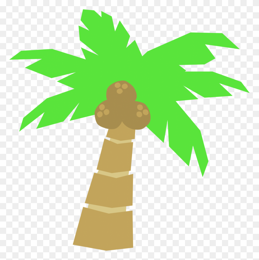 1017x1024 Palm Tree Clip Art - Palm Tree Island Clipart